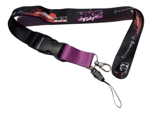 Lanyard HKS negro