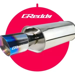 Muffler De Alto Flujo Greddy 2.5 In / 4.5 Out Pulgadas