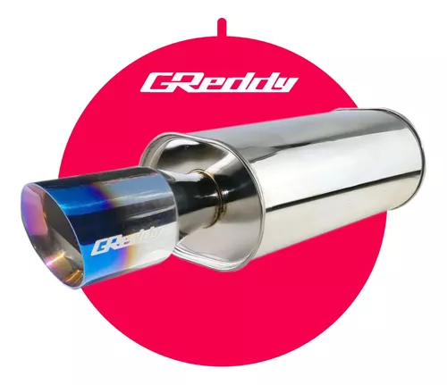 Muffler De Alto Flujo Greddy 2.5 In / 4.5 Out Pulgadas